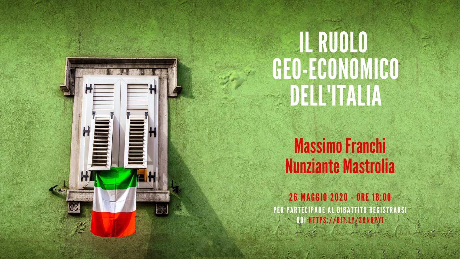 IL RUOLO GEO ECONOMICO DELL'ITALIA
